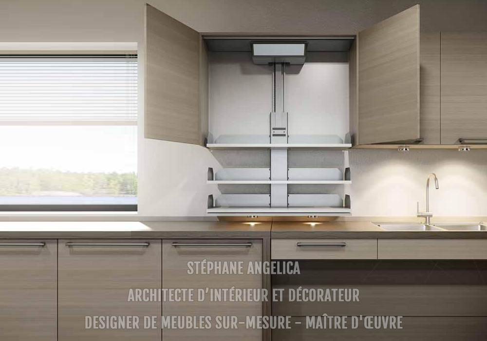 Meuble de cuisine adaptée PMR sur-mesure