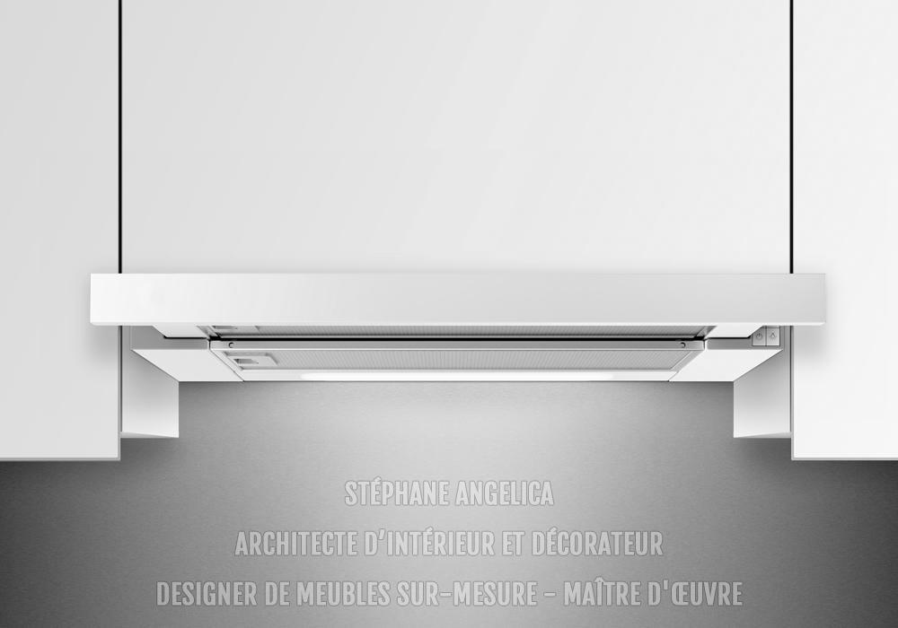 Meuble hotte de cuisine sur-mesure