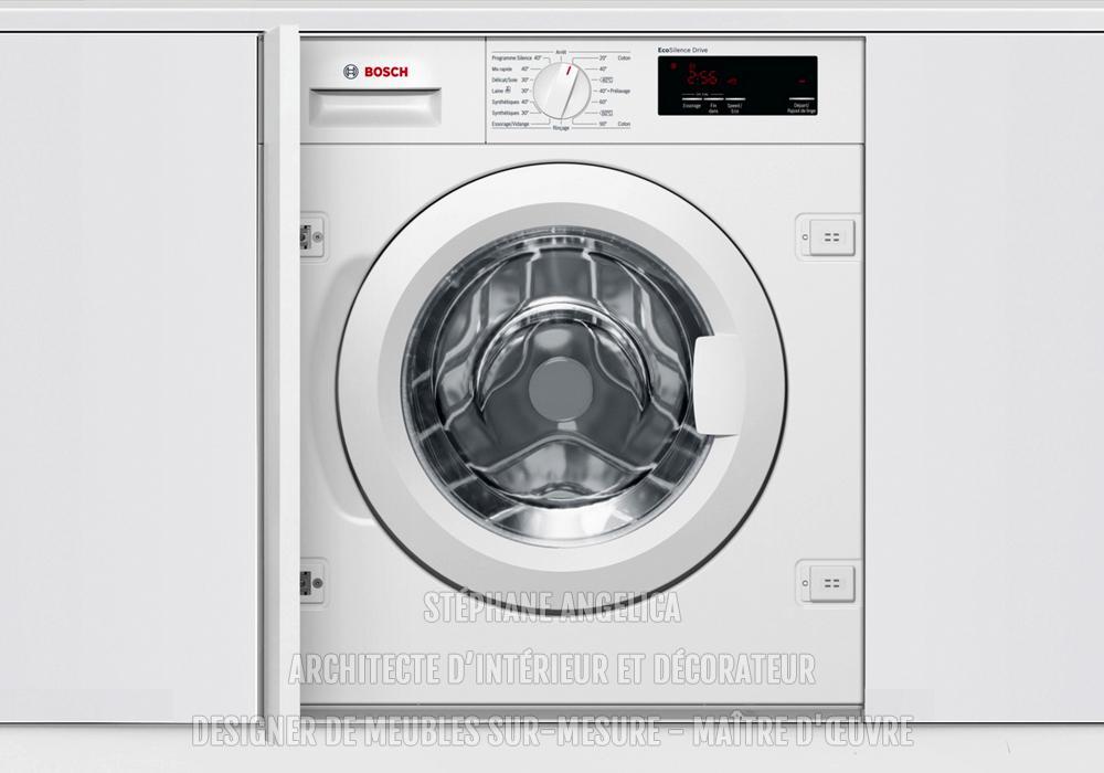 Meuble lave linge sur-mesure