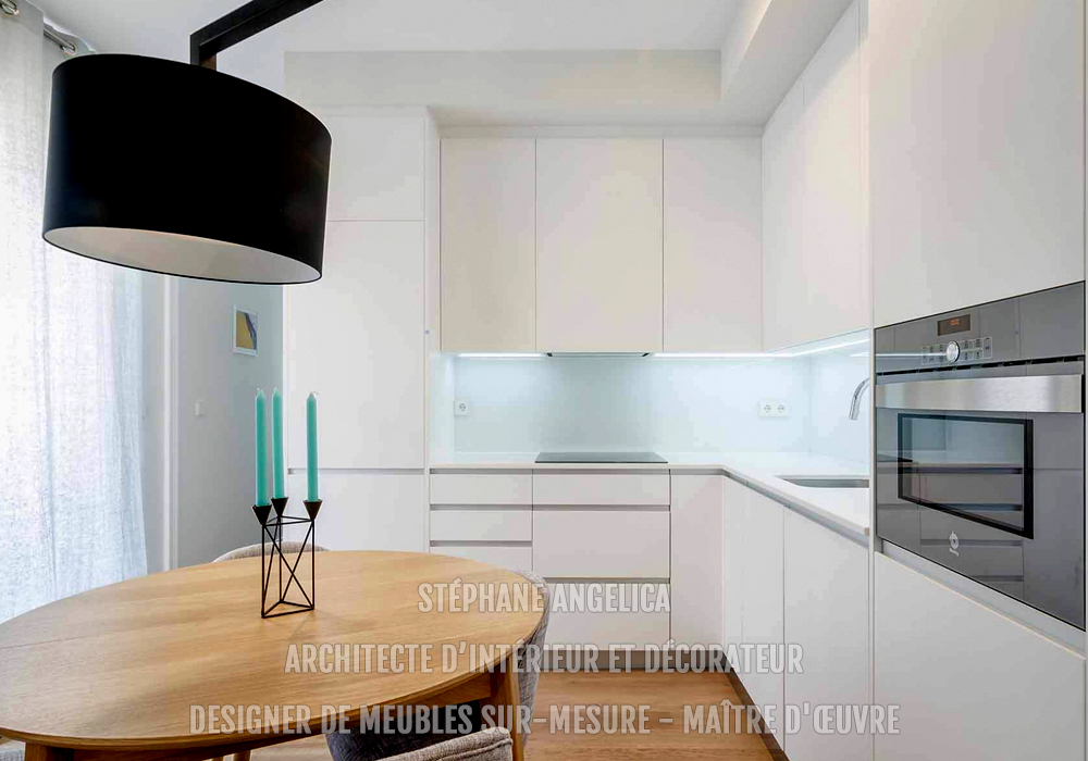 Meuble de cuisine moderne sur-mesure