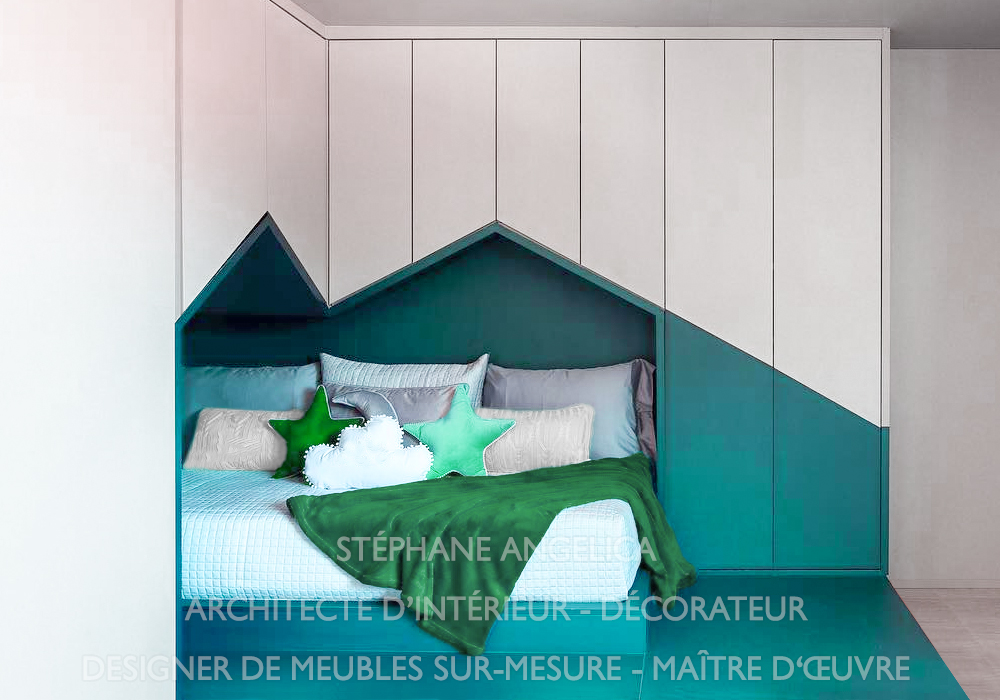 Meuble chambre d'enfant sur mesure