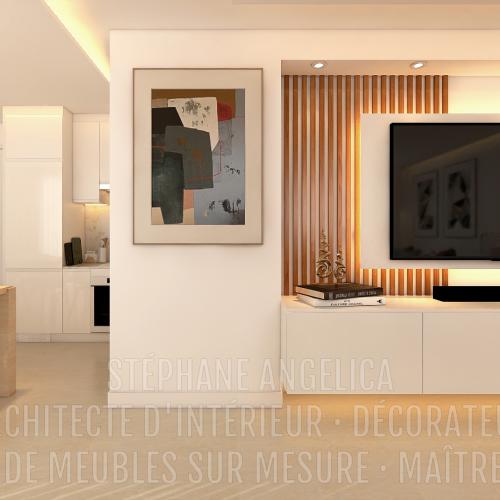 PROJET APPARTEMENT DE 77,52 M² - AGENCEMENT SUR MESURE ET DÉCORATION : APRÈS