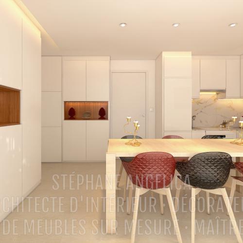 PROJET APPARTEMENT DE 77,52 M² - AGENCEMENT SUR MESURE ET DÉCORATION : APRÈS