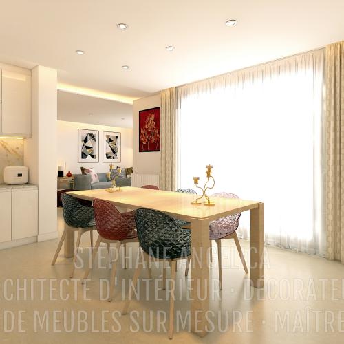 PROJET APPARTEMENT DE 77,52 M² - AGENCEMENT SUR MESURE ET DÉCORATION : APRÈS